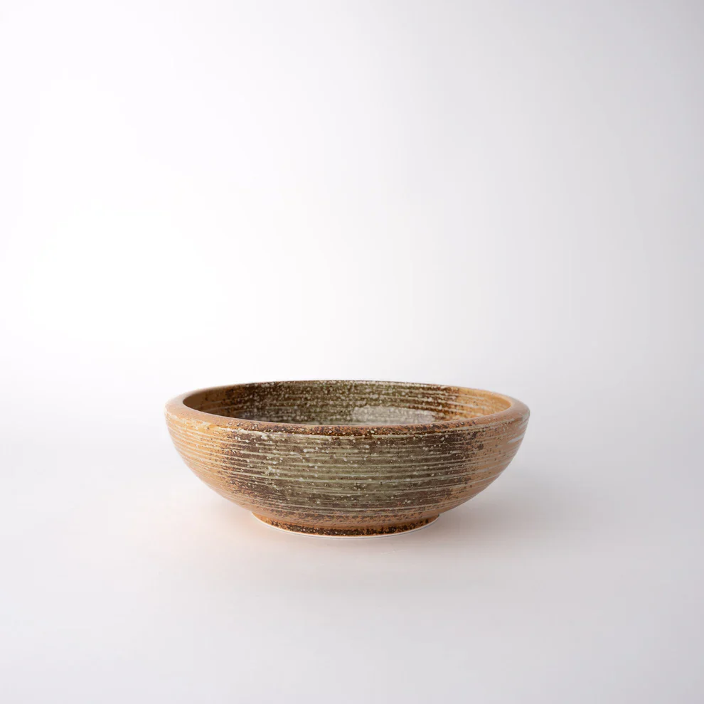 Burnt Orange Thick Edge Bowl 20cm - Image 3