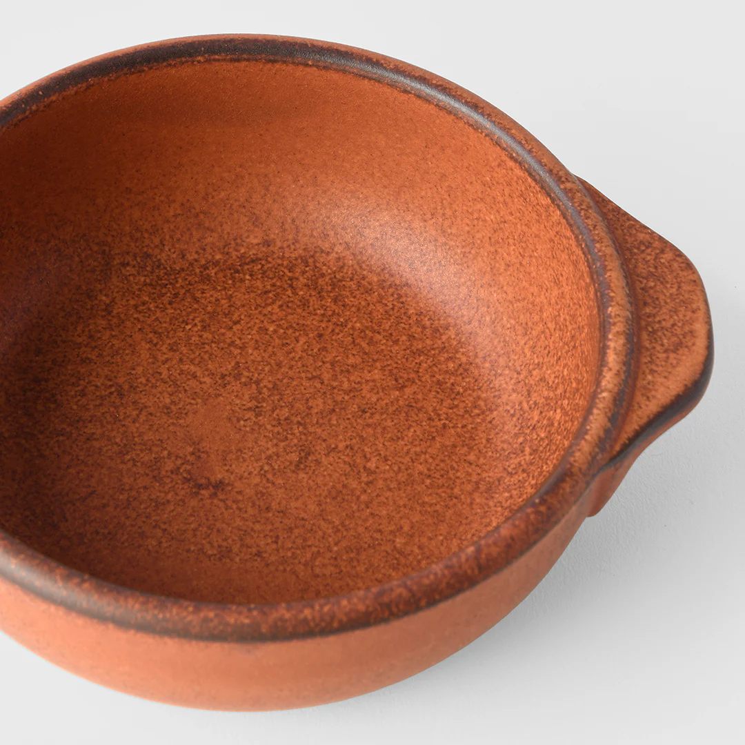 Orange donabe pot 15cm - Image 3