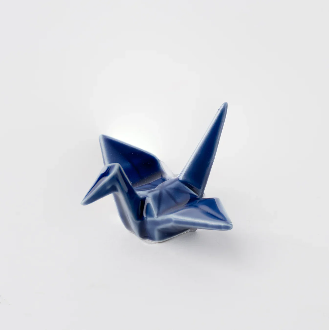 Origami Crane Chopstick Rest / Indigo Blue - Image 2