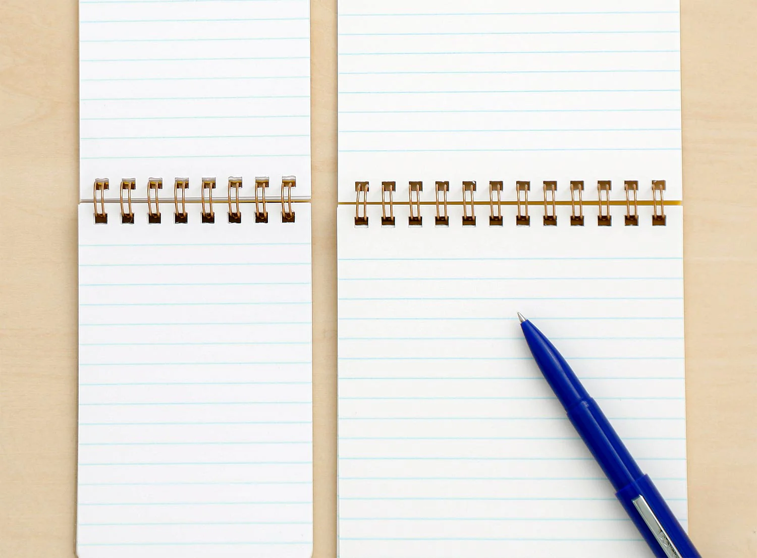 Penco Coil Lined Notepad M - Blue - Image 4