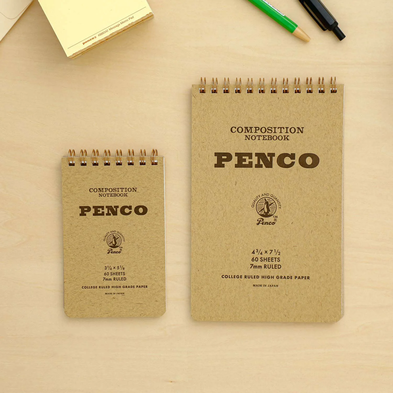Penco Coil Lined Notepad M - Blue - Image 10
