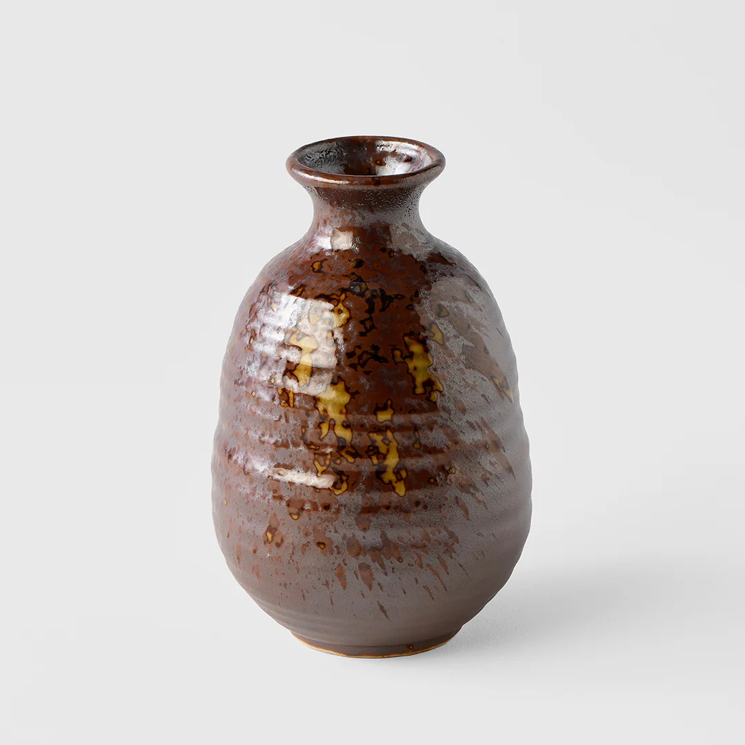 Sake Jug Light Brown Glaze 280ml - Image 3