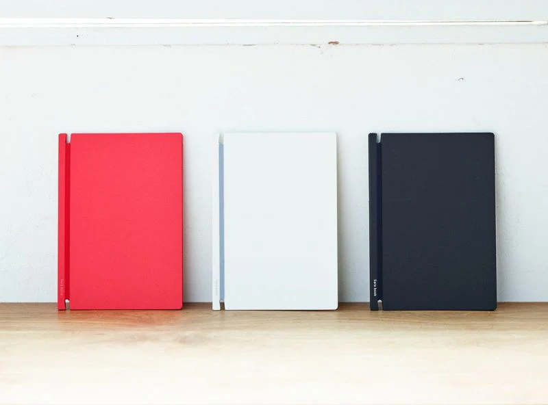 Sara Book Customisable Japanese Design Notebook - Red - Image 12