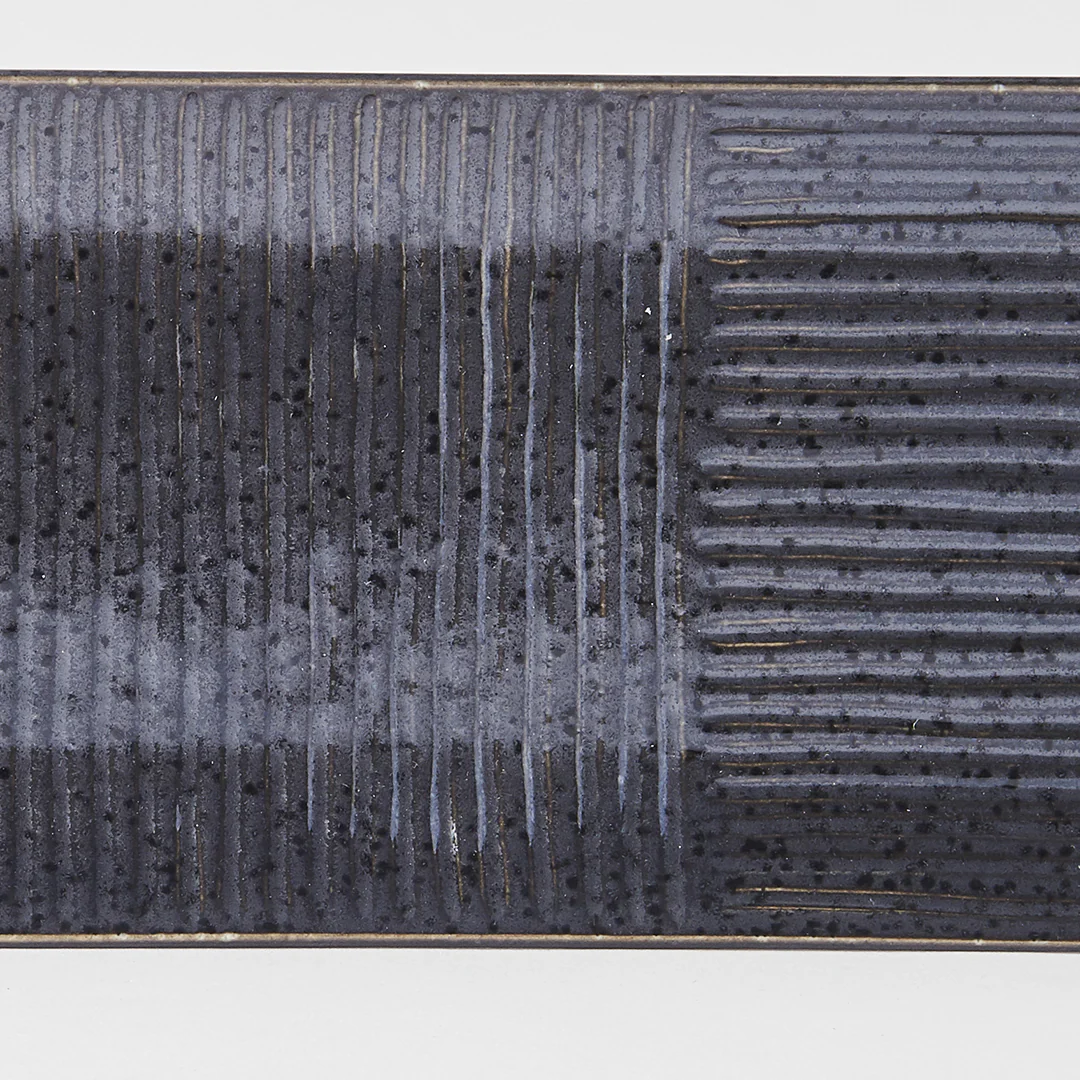 Sashimi Platter Line Design Black 33cm - Image 3