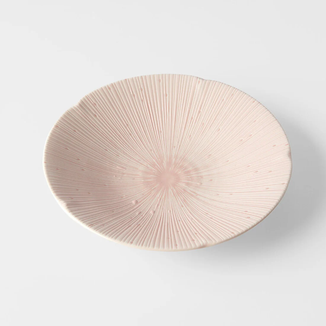 Ice Drift pink shallow bowl 22cm - Image 3