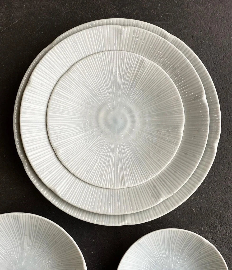 Ice Drift white tapas plate 16cm - Image 5