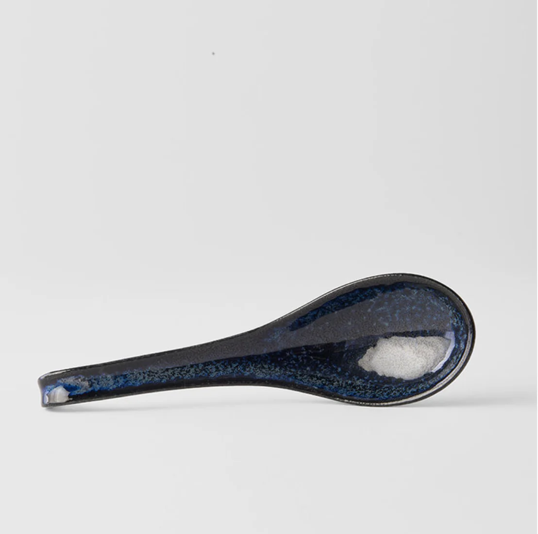 Large Indigo Blue Ramen Spoon 17.5cm - Image 3