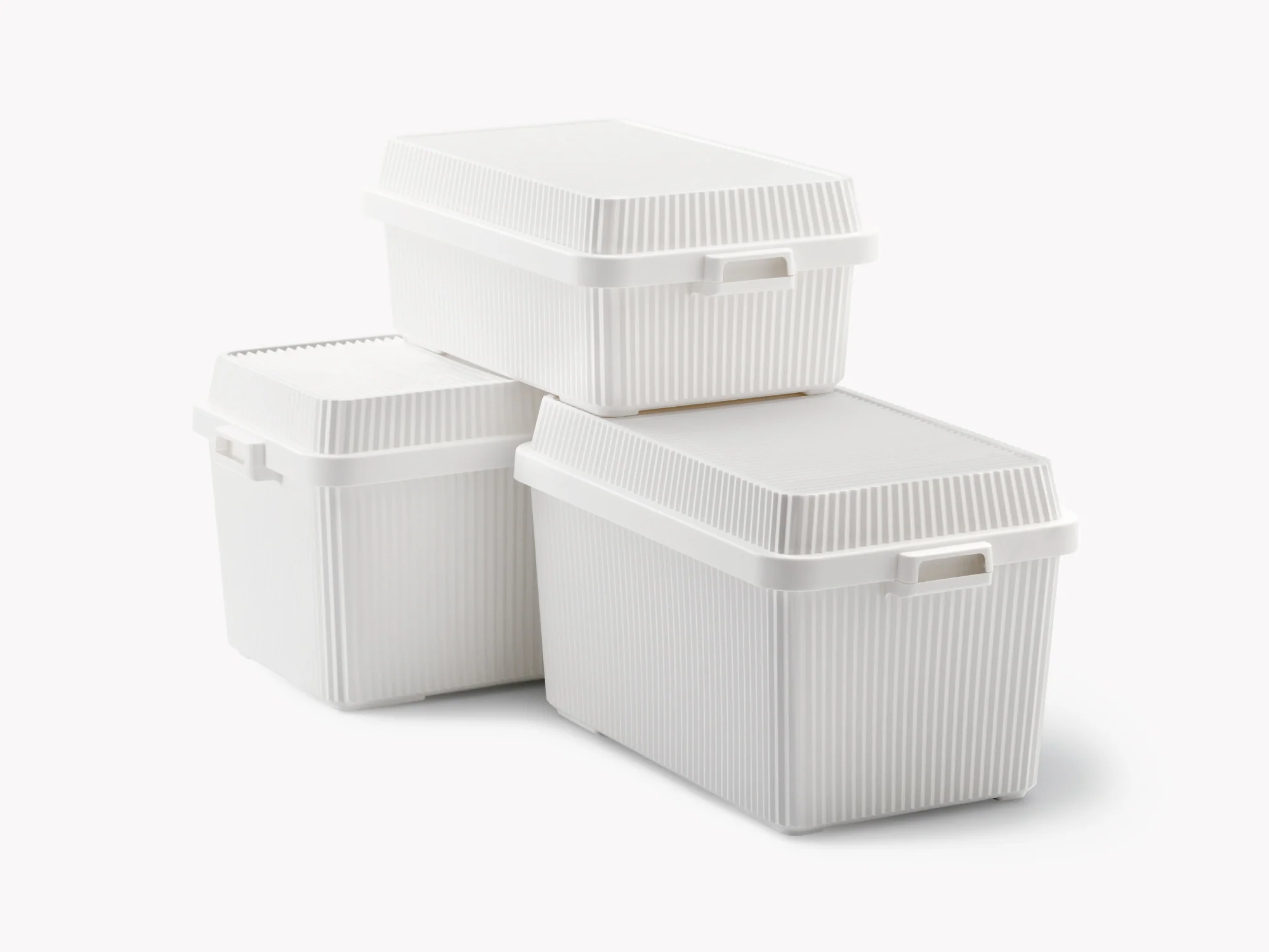 Multi-Purpose Stack-up Storage Container 53L - White - Image 3