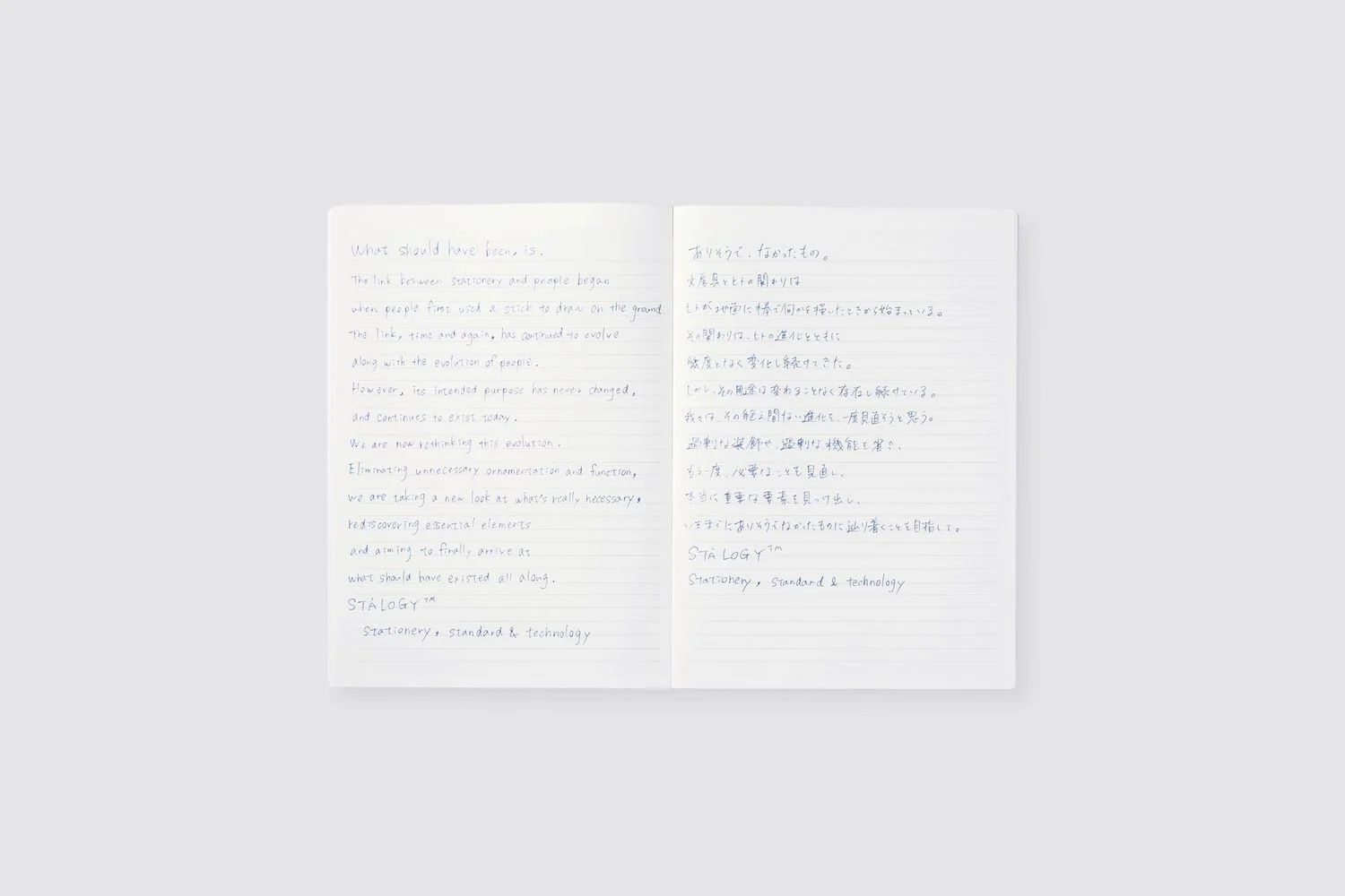 Stalogy Standard Notebook, Blue - Image 4