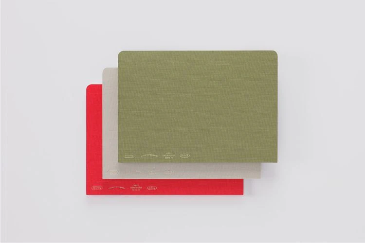 Stalogy 365 Days Notebook Grid B6 Landscape, Salvia Red - Image 5