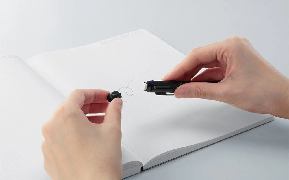 Stalogy 4 Functions Pen, 0.7mm, White - Image 3
