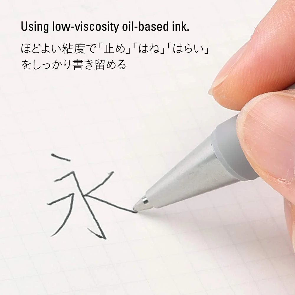 Stalogy Smooth Low-Viscosity Ballpoint Pen 0.7mm, Blue - Image 6