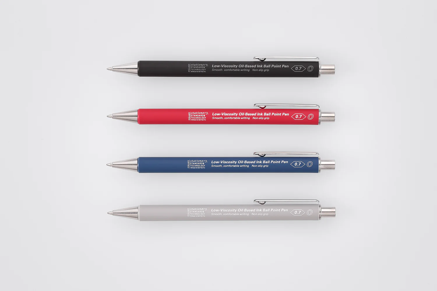 Stalogy Smooth Low-Viscosity Ballpoint Pen 0.7mm, Blue - Image 8