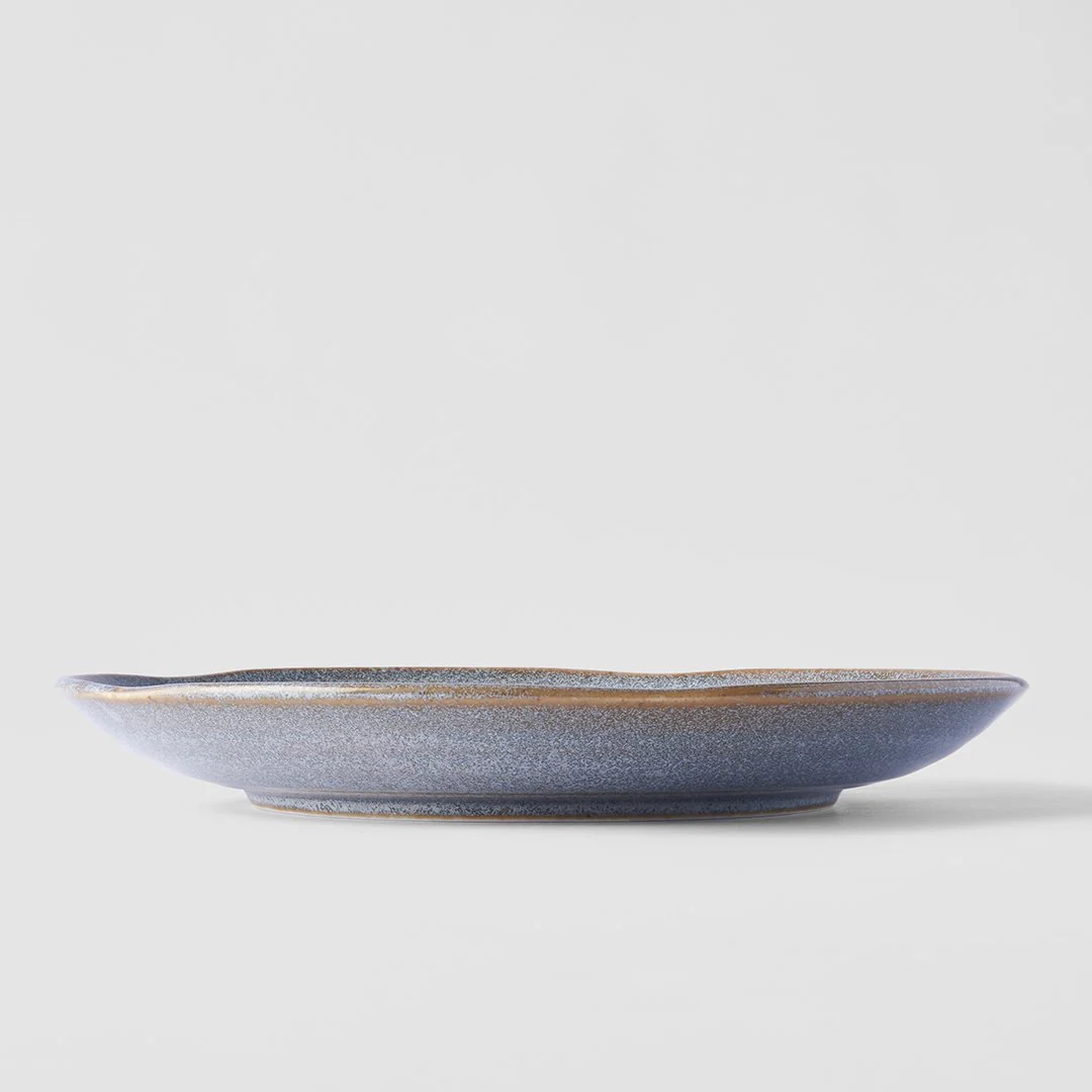 Steel Grey uneven dinner plate 24cm - Image 2