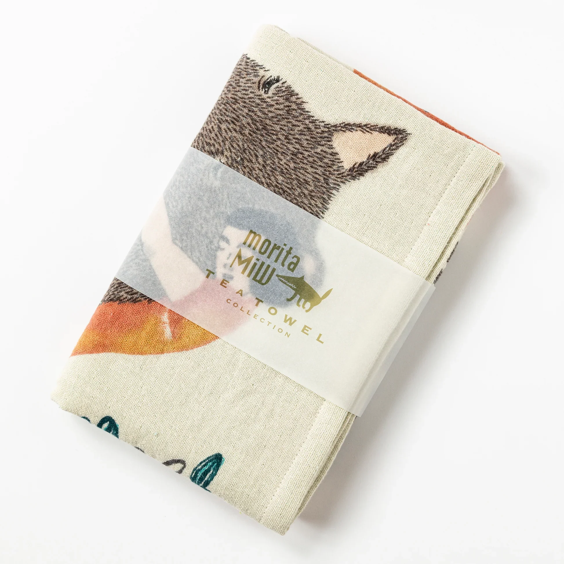 Tea Towel: The Usual Miracle/Blue 45x70cm - Image 4