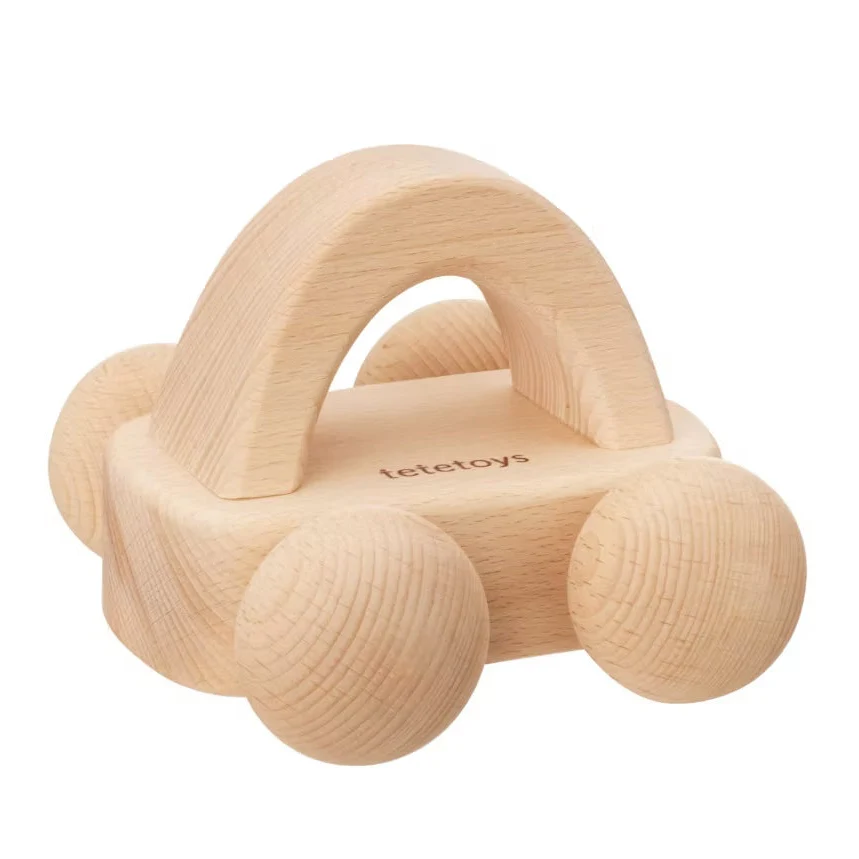 Tetetoys Toddler Wooden Toy Melody Box Car