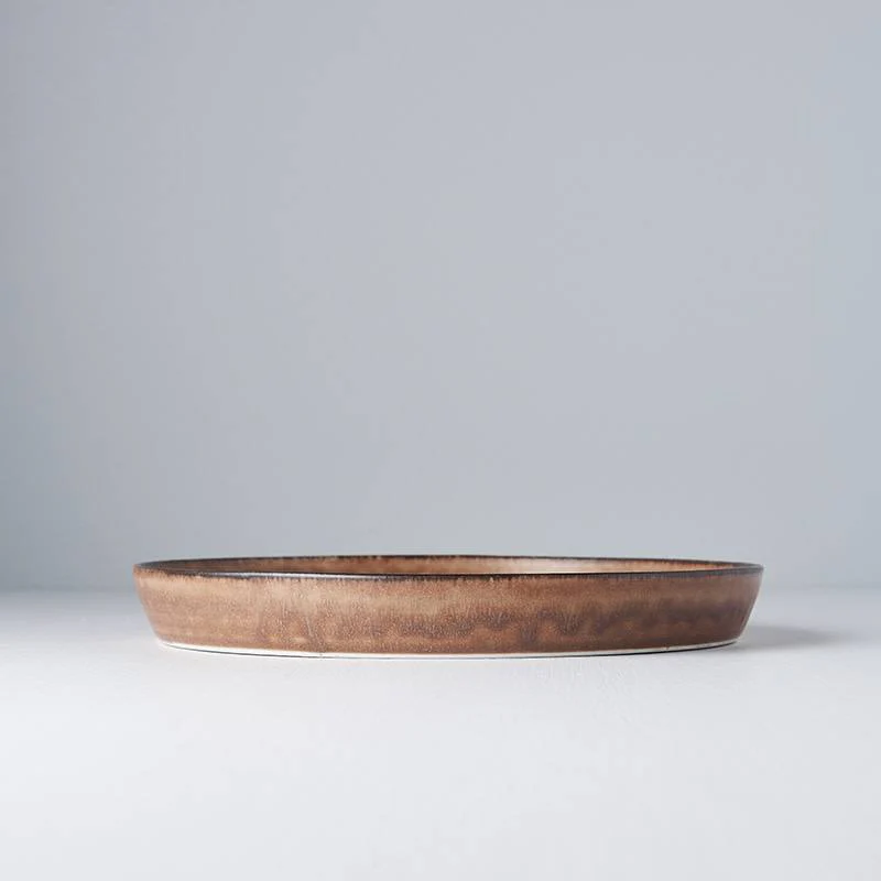 Toffee round large high rim plate 25cm - Image 4