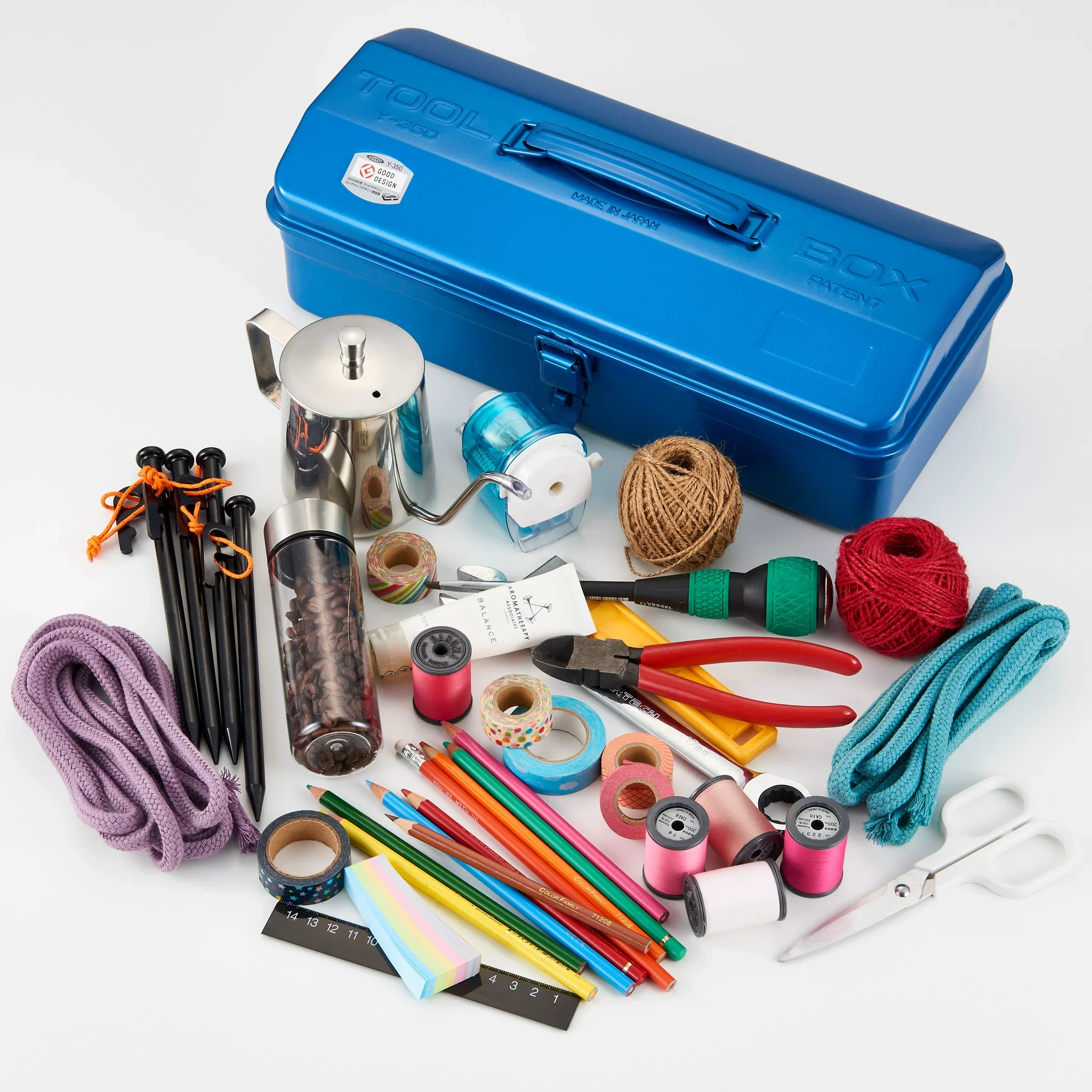 Toyo Steel Camber-top Toolbox Y-350 Living Coral - Image 7