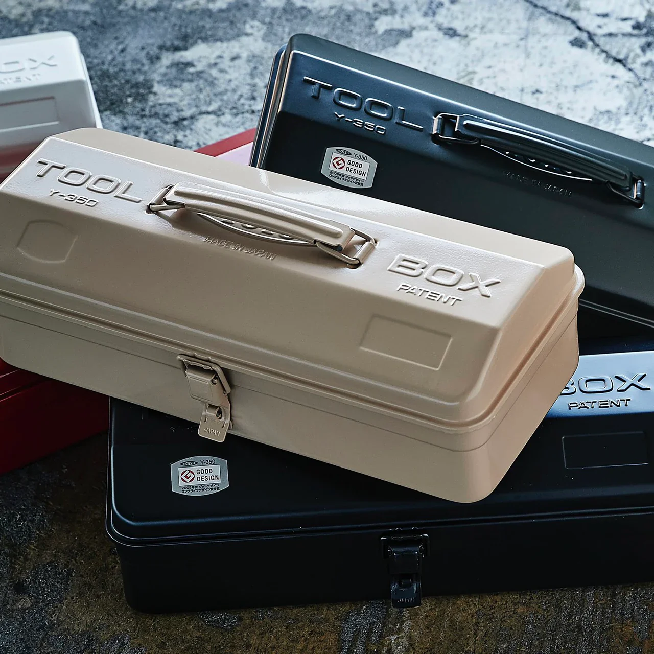 Toyo Steel Camber-top Toolbox Y-350 Beige - Image 4