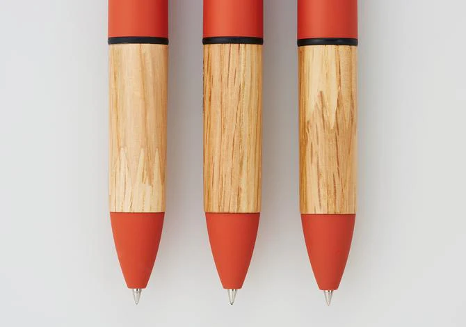 Uni Jetstream 4&1 Karimoku Multi Pen - Sunset orange - Image 6