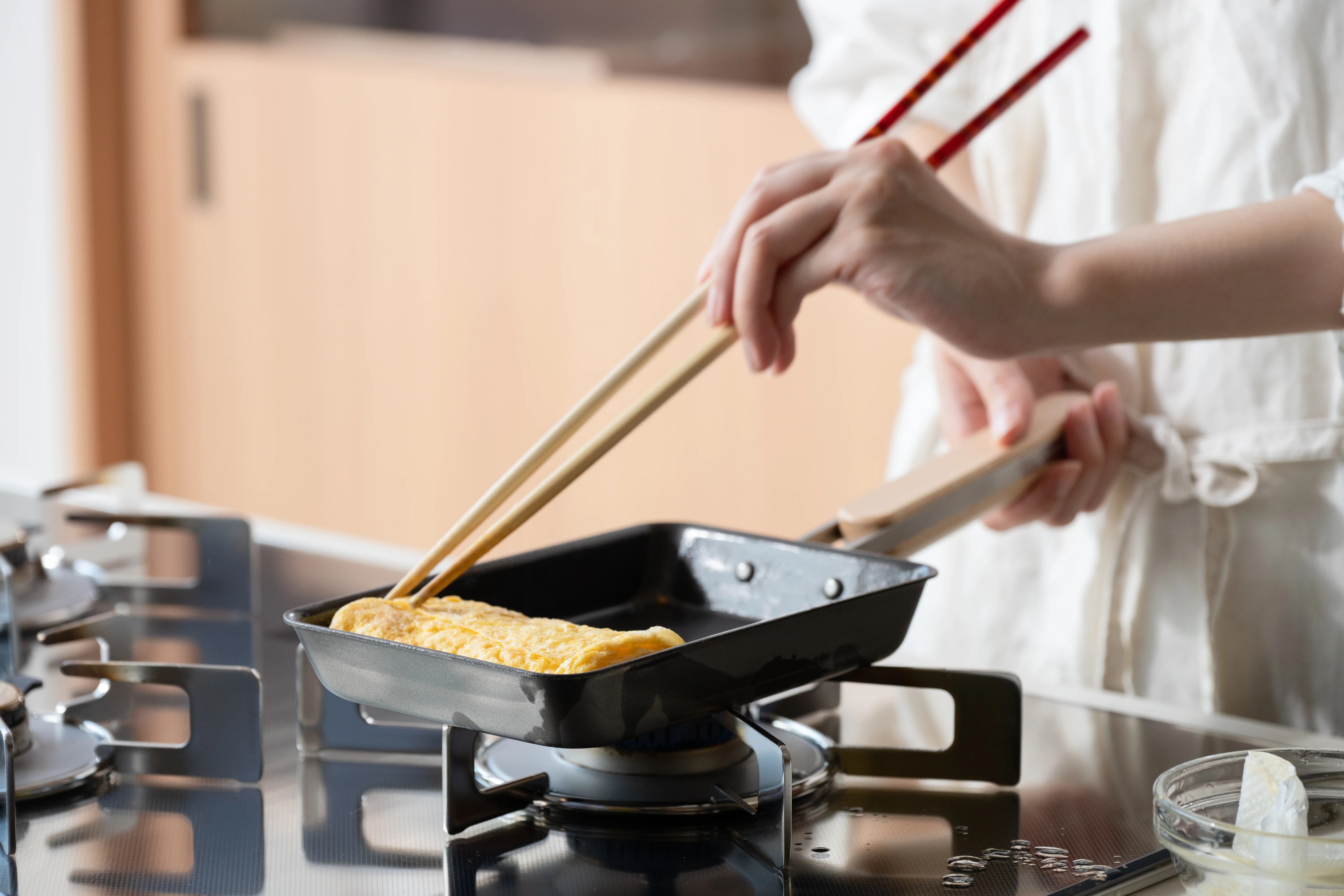 Nitrided Carbon Steel Egg Roll Pan - Image 8