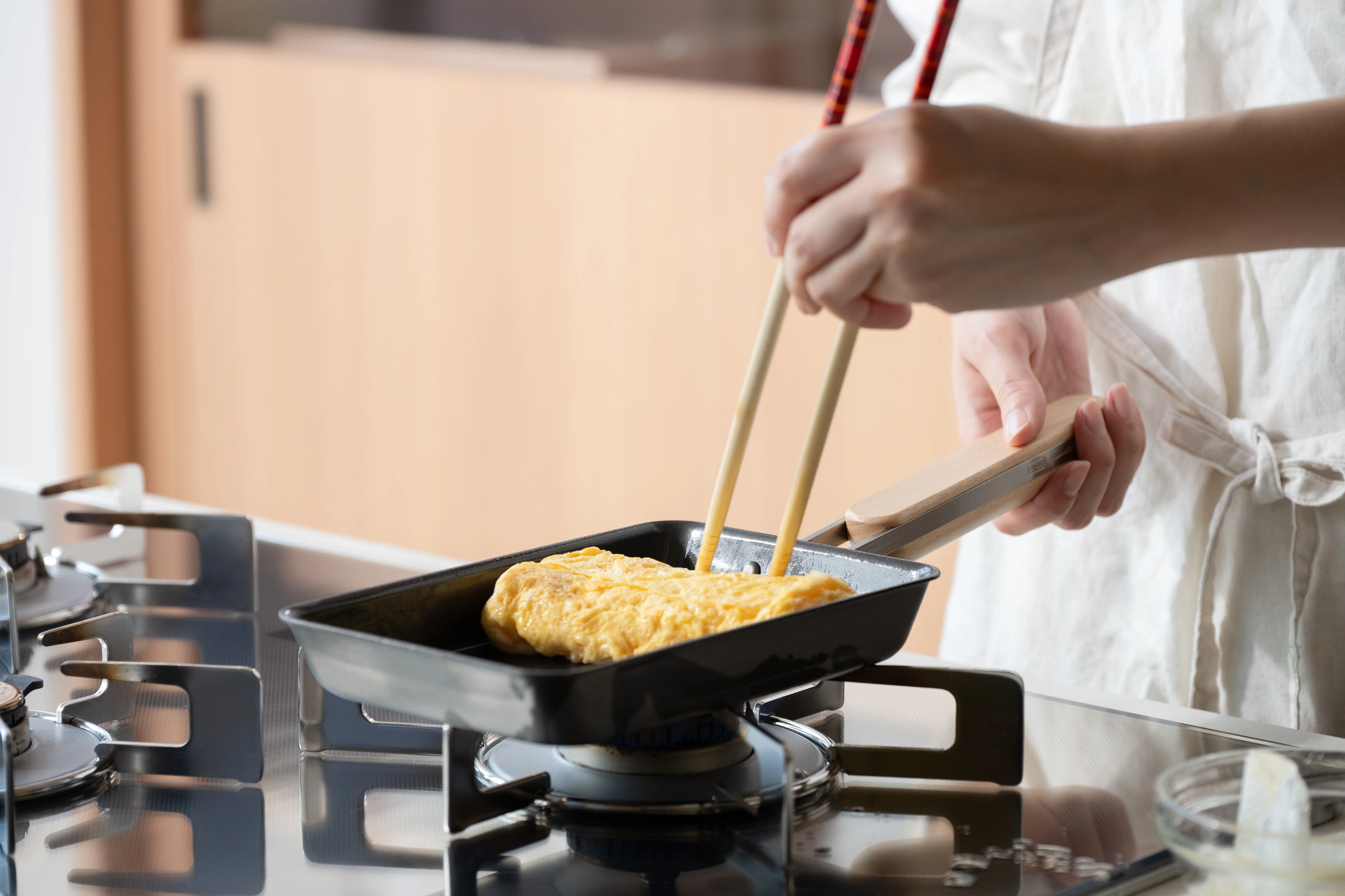 Nitrided Carbon Steel Egg Roll Pan - Image 9