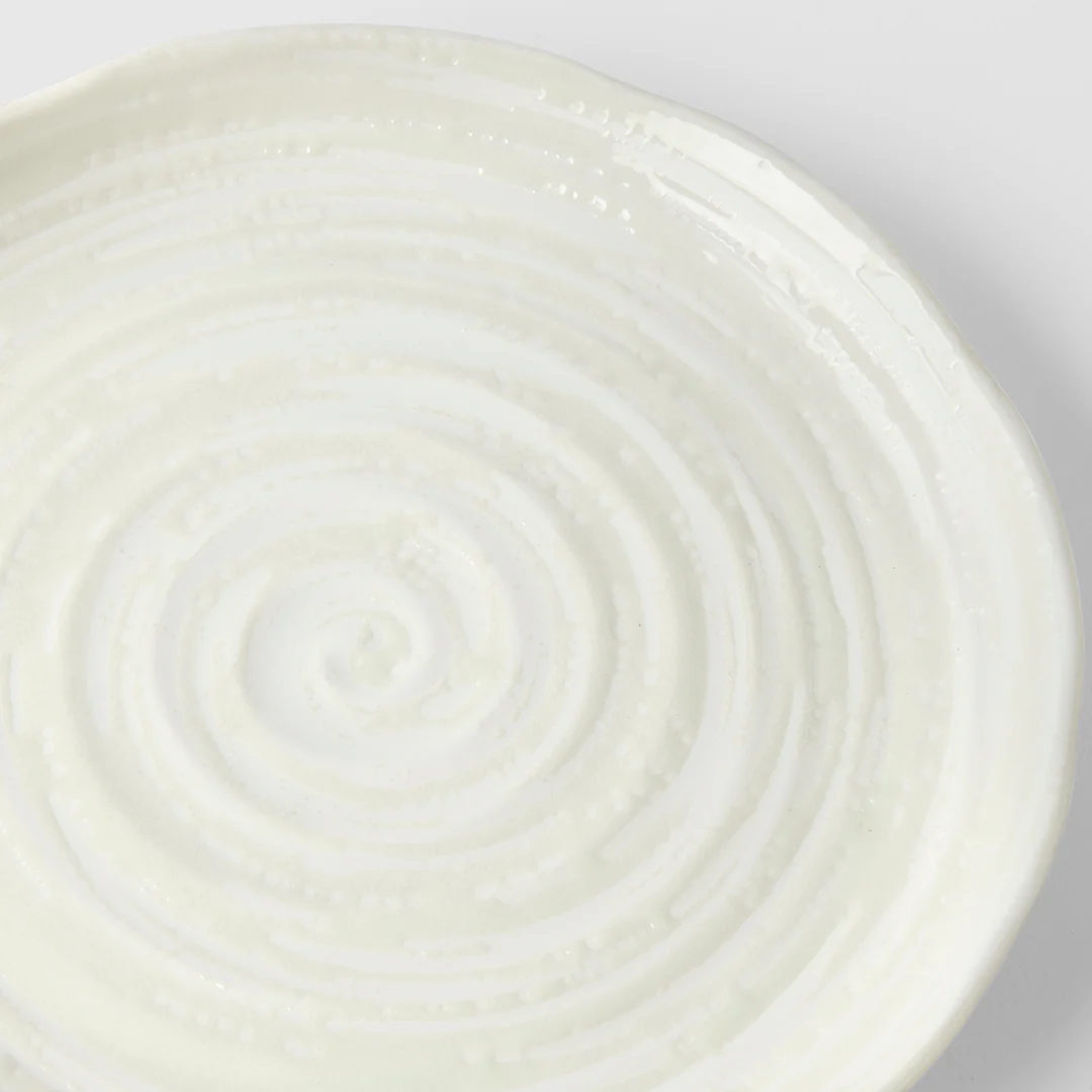 Spiral White Side Plate 21cm - Image 3